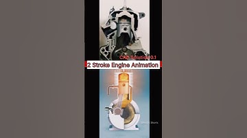 2 Stroke Piston Engine Animation|#automobile #solidworks #3dmodeling #engineering #cad #shorts