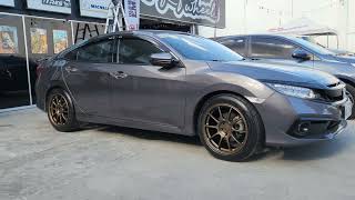 Honda Civic FC stock height perfect wheel specs