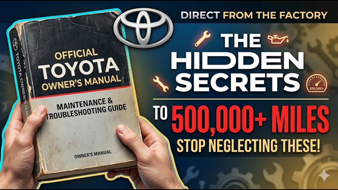 Вот как продлить срок службы вашей Toyota до 500 000 миль (Секреты руководства по эксплуатации To...