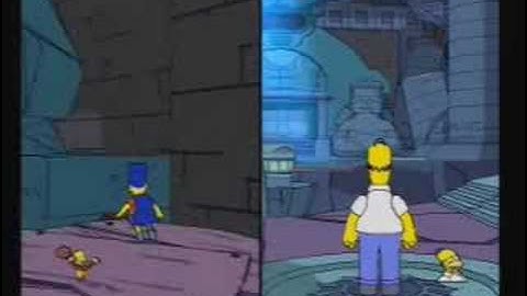 the simpsons game #2 bartman begins part (1 of 3)