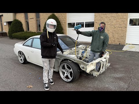 Sand Blasting My EngineBay- More Rb Parts!