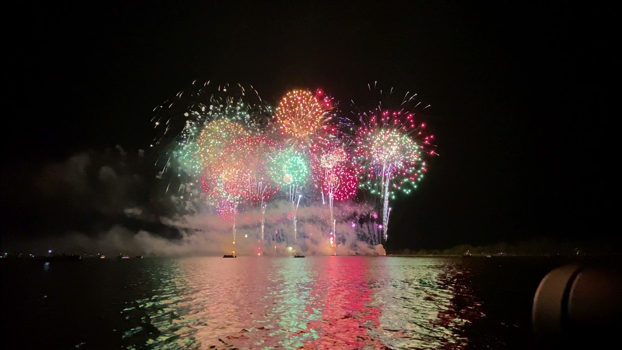 Ohio's Indian Lake 2021 Amazing Firework Display GRAND FINALE ONLY