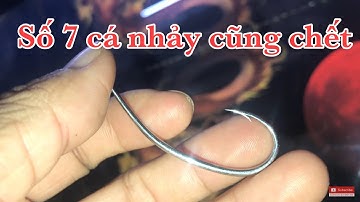 Lưỡi câu mẫu số 7 siêu nhạy | Anh Bảy Thép 0913260614 | fishing hook| snakehead fishing