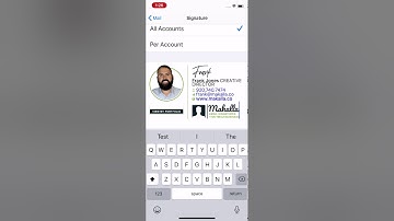 HTML Email Signature Install - Apple Mail on iOS (iPhones/iPads)