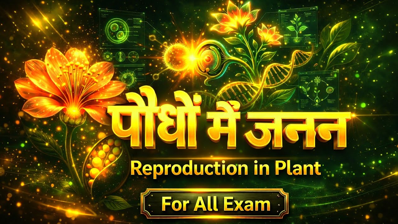 पौधों में जनन | Reproduction in Plants | Complete Biology for All Exams| Free PDF| NCERT| 