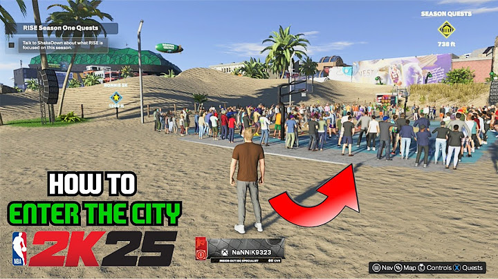 How to ENTER The CITY in NBA 2K25!