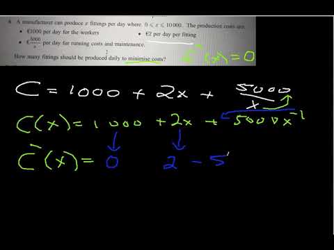 IB Math Studies - Optimization Problem