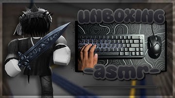 MM2 KEYBOARD UNBOXING ASMR + HANDCAM & GAMEPLAY