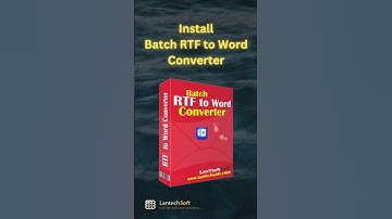 How to Convert RTF Files in Word Files? Link in Description