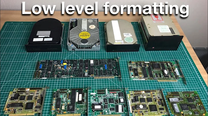 Low level formatting old hard drives
