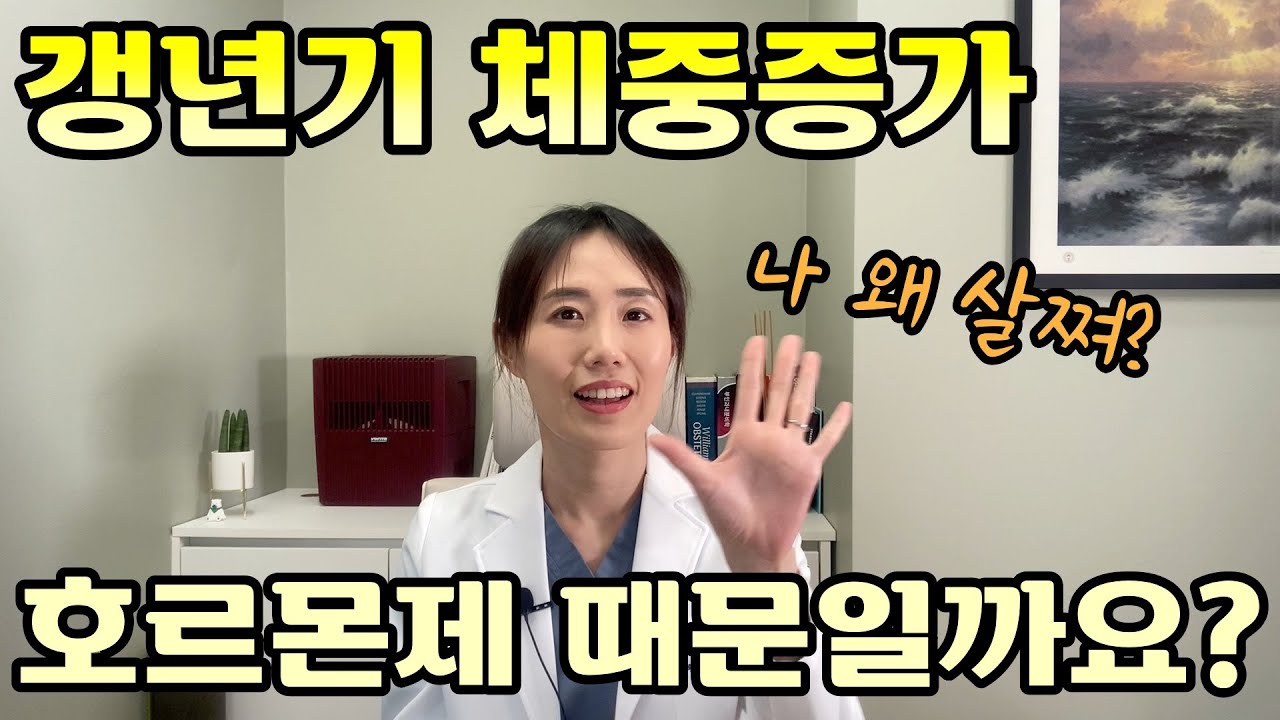 갱년기, 왜 살이 찔까요? 살 안 찌는 호르몬제 추천 (更年期, 為什麼會變胖？推薦你不會變胖的荷爾蒙藥物)【한중자막/韓中字幕 】