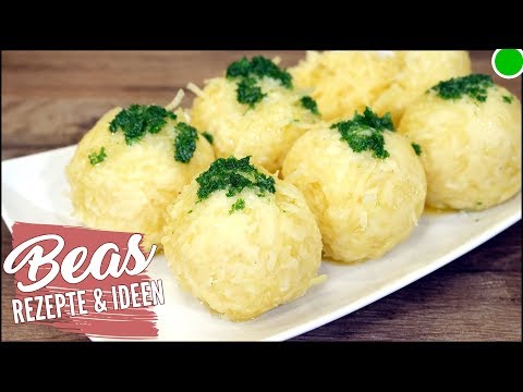 Kartoffelklöße Rezept | Knödel halb und halb selber machen