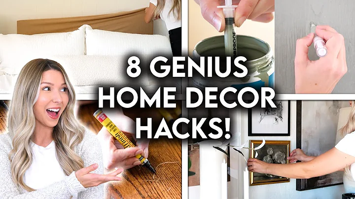 8 GENIUS HOME DECOR HACKS THAT CHANGED MY LIFE | D...