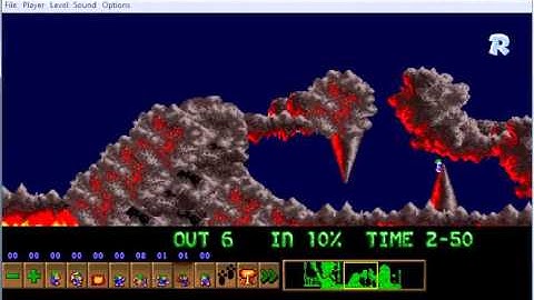 Lemmini - Lemmings Custom Level - TOASTY!!!