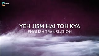 Yeh Jism Hai Toh Kya - English Translation | Ali Azmat, Arko | Jism 2 Resimi