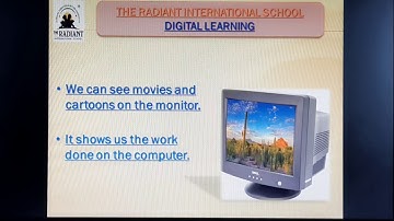 CBSE GRADE 1 COMPUTER CH 4 PARTS OF A COMPUTER