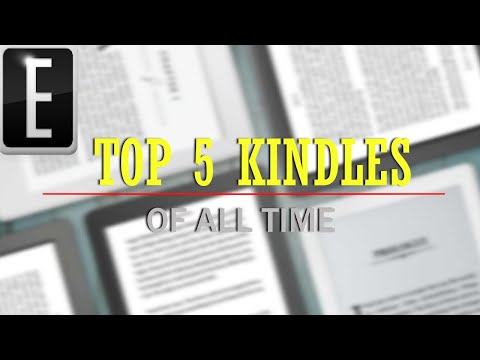 Top 5 Amazon Kindle e-Readers of All Time