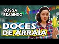 GRINGA COME DOCES DA FESTA JUNINA | RUSSA PROVA DOCES TÍPICOS BRASILEIROS | Reação