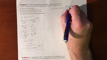 Solving Exponential Word Problems - Part 2