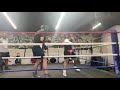 Chase stanley sparring with old teammate jimmy mendoza