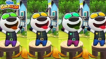 Talking Tom Gold Run Deputy Hank Reverse Gameplay!!!