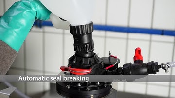 easyFlow M - closed transfer and cleaning system from Bayer and agrotop