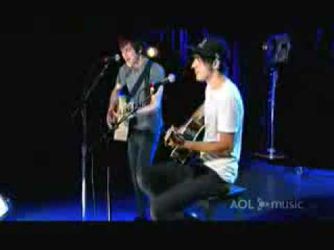 Boys Like Girls - Thunder (acoustic) @ AOL Sessions