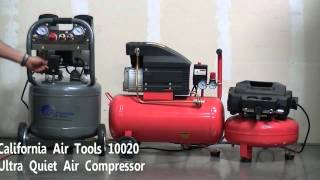 The california air tools 10020 ultra quiet & oil-free compressors is
at least 30% quieter than similar size compressors. 1680 rpm motor
powers an...