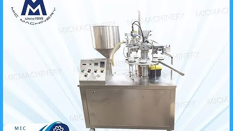 BB cream filling sealing machine： one minute to show  how machine fill and seal automatically