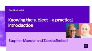 Knowing the subject - a practical introduction