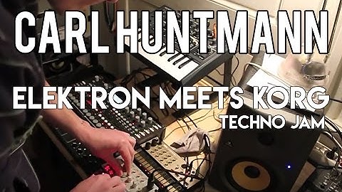 Elektron meets Korg Techno Jam (Analog 4/Volca Bass/Volca Keys/Microbrute)