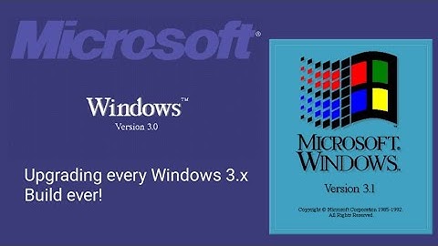 Upgrading every Windows 3.x build ever! (Windows 3.0 build 14 - Windows for Workgroups 3.11)