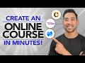 These websites generate online courses in minutes