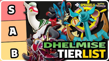 NEW Dhelmise Pokemon Unite TIER LIST