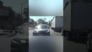 Standoff With Stupid Lady On The Wrong Side Of The Road #shortvideo