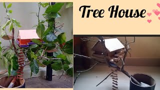 Amazing tree house🏡|using cardboard|cardboard craft idea