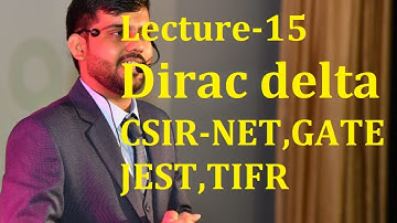 Lecture-15 Dirac Delta