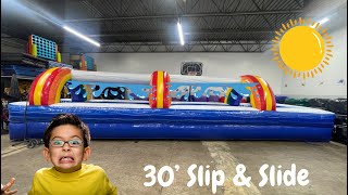 30’ Slip &amp; Slide | Jump With Us