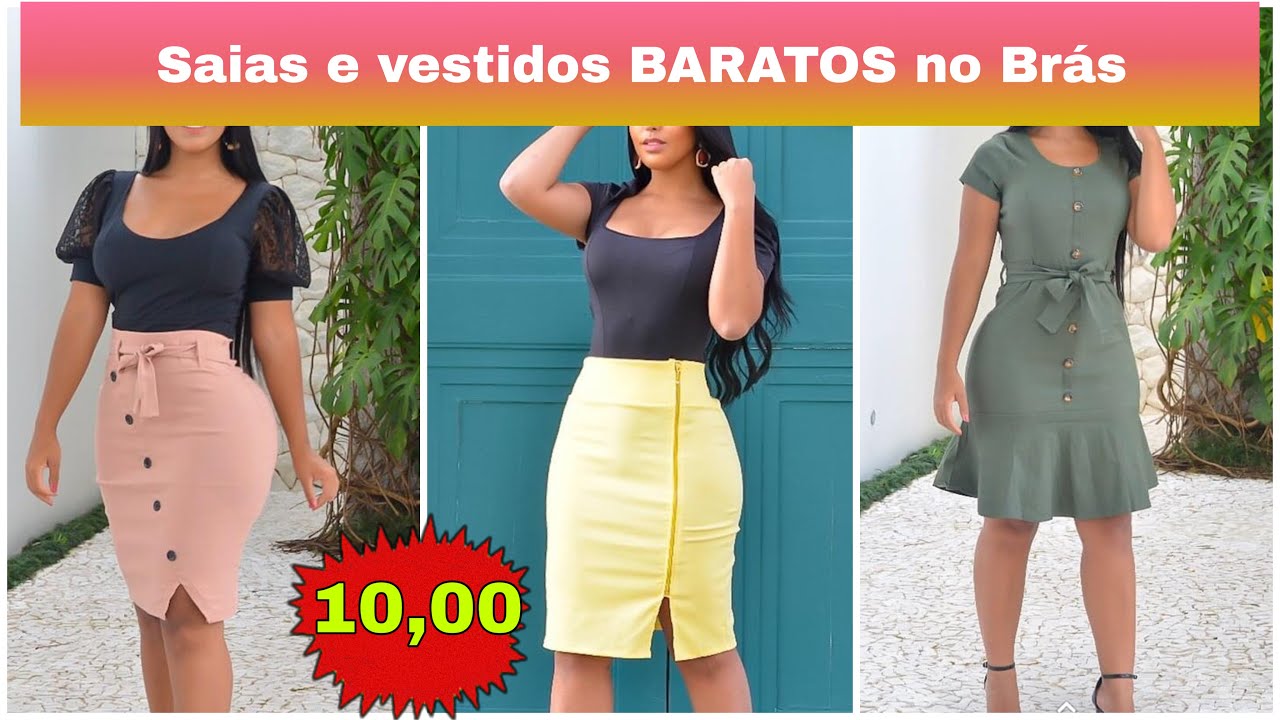 BRÁS-SP SAIAS, VESTIDOS, BLUSAS