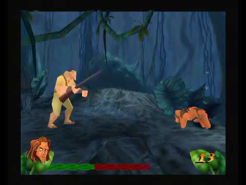 Tarzan Game Part 13 Conflict with Clayton Final Boss & Ending - YouTube