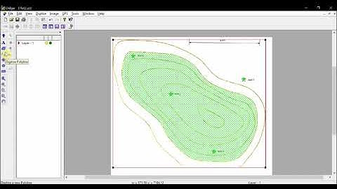 Contour map digitizing