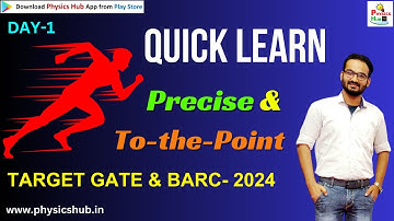 Day-1 | Mathematical Physics -1 | GATE 2024 Physics | BARC 2024 Physics @physicshub