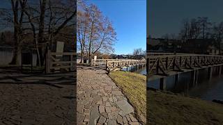 Fairytale Bridge  to Trakai Castle, Trakai, Lithuania 🌁🏰🌍🇱🇹