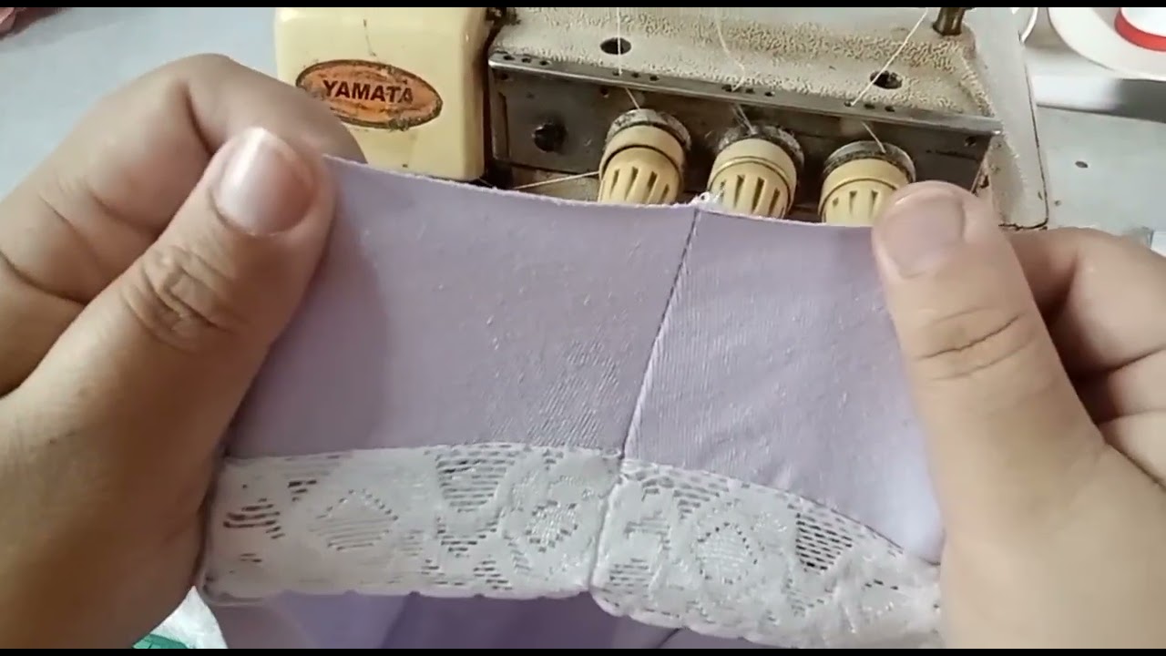 COMO FAZER CALCINHA SO USANDO MAQUINA OVERLOCK ( AGOSTO TODO DIA )