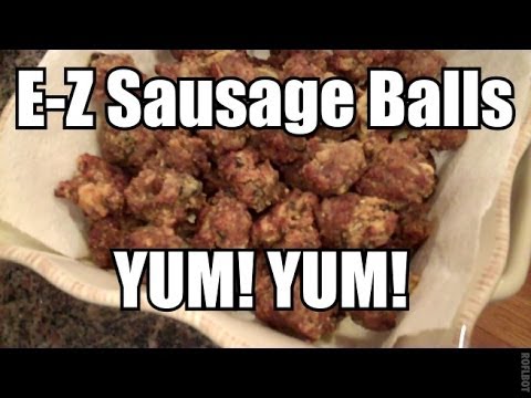 Super Easy Sausage Balls - Delicious!