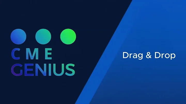 How to Drag and Drop Content for Your CE/CME Courses