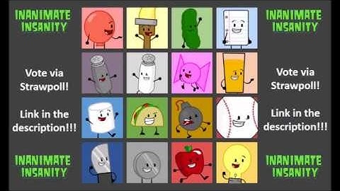 Inanimate Insanity Voting - Episode 1