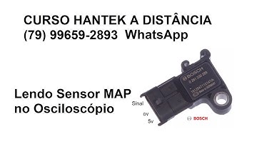 Como lê MAP com Osciloscópio? Curso hantek 79 99659-2893