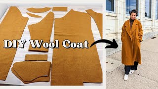 Sewing an Entire Wool Coat + Tips for Best Results!