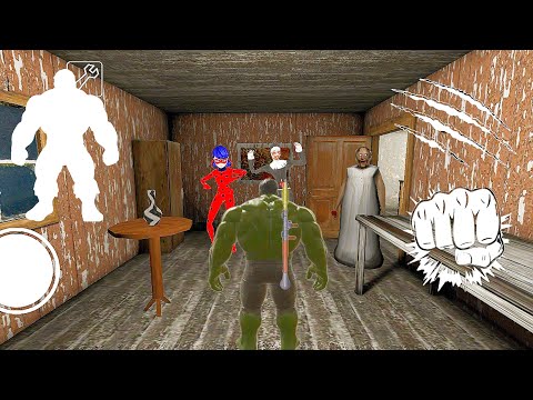 Playing us hulk in granny house full escape | horror game 🎯